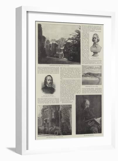 Alfred, Baron Tennyson, Poet Laureate-George Frederick Watts-Framed Giclee Print