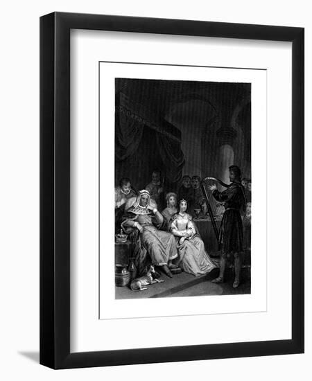 Alfred before the Danish General-JM Wright-Framed Giclee Print