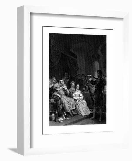 Alfred before the Danish General-JM Wright-Framed Giclee Print