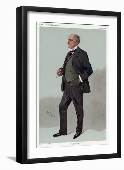 Alfred C Plowden-Leslie Ward-Framed Art Print