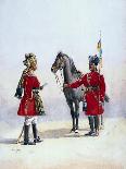 Soldiers of the Mysore Transport Corps, Illustration from 'Armies of India'-Alfred Crowdy Lovett-Giclee Print