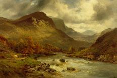 The Tay at Sunset, Dunkeld-Alfred de Breanski-Giclee Print