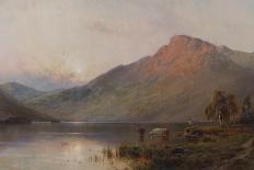 The Tay at Sunset, Dunkeld-Alfred de Breanski-Giclee Print