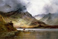 A View of Loch Lomond near Inversnaid, Scotland-Alfred Fontville de Breanski-Framed Giclee Print