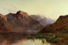 The Tay at Sunset, Dunkeld-Alfred de Breanski-Giclee Print