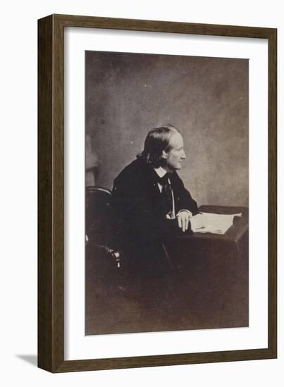 Alfred de Vigny, Académie française en 1845-Gustave Le Gray-Framed Giclee Print