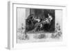 Alfred Divides His Loaf-J. Rogers-Framed Art Print