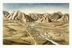 Bird's Eye View of Golden City, Jefferson County, Colorado Territory, 1831 1874, USA, America-Alfred E. Mathews-Giclee Print
