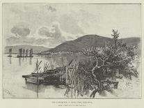 A Swiss Lake (W/C)-Alfred East-Giclee Print