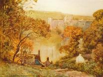 Chepstow Castle, On The Wye', c1910-Alfred Edward East-Framed Giclee Print