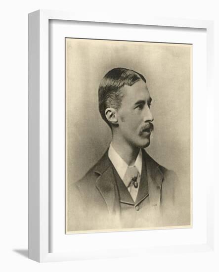 Alfred Edward Housman English Scholar and Poet-null-Framed Photographic Print