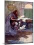 Alfred Found Much Pleasure in Reading, 9th Century-AS Forrest-Mounted Giclee Print