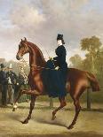 Afternoon Ride in Hyde Park, London-Alfred Frank De Prades-Giclee Print