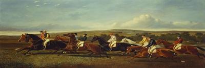 The Start of the Race-Alfred Frank De Prades-Mounted Giclee Print