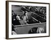 Alfred G. Vanderbilt and Alice G. Preston Sitting in a Grandstand Box at the Santa Anita Racetrack-Rex Hardy Jr.-Framed Premium Photographic Print