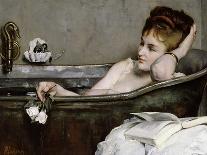 The Bath, circa 1867-Alfred Georges Stevens-Stretched Canvas