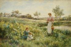 Summer Flowers. 1903-Alfred Glendening-Stretched Canvas