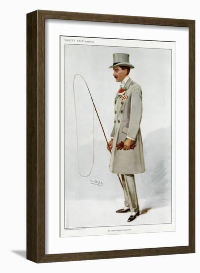 Alfred Gwynne Vanderbilt-Leslie Ward-Framed Art Print