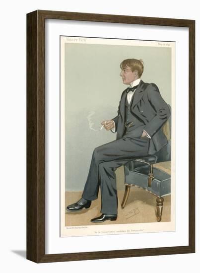 Alfred Harmsworth, Lord Northcliffe Newspaper Proprietor-null-Framed Art Print