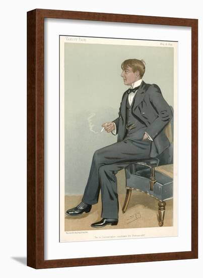 Alfred Harmsworth, Lord Northcliffe Newspaper Proprietor-null-Framed Art Print