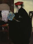 Model with a Japanese Fan-Alfred Henry Maurer-Framed Giclee Print