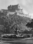 The Castle and Ross Fountain, Edinburgh, 1924-1926-Alfred Hind Robinson-Laminated Giclee Print