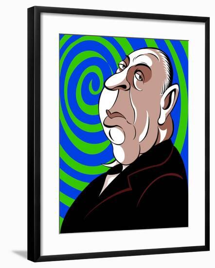 Alfred Hitchcock, 2018-Neale Osborne-Framed Giclee Print