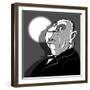 Alfred Hitchcock, 2018-Neale Osborne-Framed Giclee Print