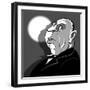 Alfred Hitchcock, 2018-Neale Osborne-Framed Giclee Print