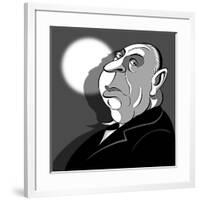 Alfred Hitchcock, 2018-Neale Osborne-Framed Giclee Print