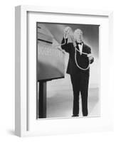 Alfred Hitchcock, Alfred Hitchcock Presents, 1955-null-Framed Photographic Print