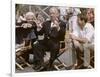 Alfred Hitchcock and Rod Taylor sur le tournage du film Les Oiseaux, 1963 (photo)-null-Framed Photo