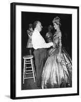 Alfred Hitchcock, Grace Kelly ‘To Catch A Thief’ 1955-Hollywood Historic Photos-Framed Art Print