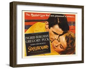 Alfred Hitchcock's Spellbound, 1945, "Spellbound" Directed by Alfred Hitchcock-null-Framed Giclee Print