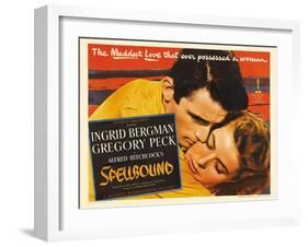 Alfred Hitchcock's Spellbound, 1945, "Spellbound" Directed by Alfred Hitchcock-null-Framed Giclee Print
