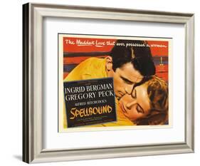 Alfred Hitchcock's Spellbound, 1945, "Spellbound" Directed by Alfred Hitchcock-null-Framed Giclee Print
