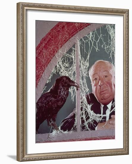 Alfred Hitchcock, The Birds, 1963-null-Framed Photographic Print