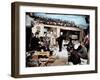 Alfred hitchcock, Veronica Cartwright, Rod Taylor,Tippi Hedren and Jessica Tandy, 1963-null-Framed Photo