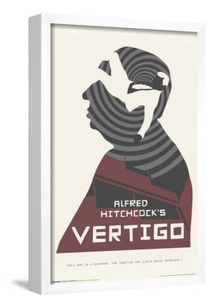 Alfred Hitchcock - Vertigo (1958) Silhouette' Prints