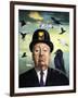 Alfred Hitchcock-Leah Saulnier-Framed Premium Giclee Print