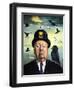 Alfred Hitchcock-Leah Saulnier-Framed Premium Giclee Print