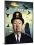 Alfred Hitchcock-Leah Saulnier-Mounted Premium Giclee Print