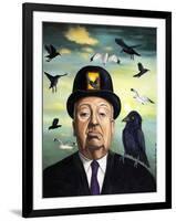 Alfred Hitchcock-Leah Saulnier-Framed Giclee Print