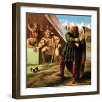 Alfred in the Danish Camp-null-Framed Giclee Print