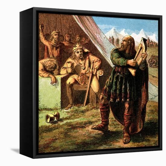 Alfred in the Danish Camp-null-Framed Stretched Canvas