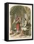 Alfred in the Neatherd's Cottage-James William Edmund Doyle-Framed Stretched Canvas