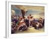 Alfred Inciting the Saxons to Resist the Danes-George Frederick Watts-Framed Giclee Print