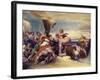 Alfred Inciting the Saxons to Resist the Danes-George Frederick Watts-Framed Giclee Print