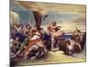 Alfred Inciting the Saxons to Resist the Danes-George Frederick Watts-Mounted Giclee Print