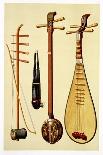 Double Flageolet, German flute, Bass Recorder, Double Flageolet and Recorder, 'Musical Instruments'-Alfred James Hipkins-Framed Giclee Print